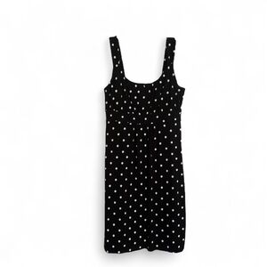 Ann Taylor Black and White Polka Dot Dress